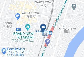 Hotel Mets Kitakami Map - Iwate Pref - Kitakami City