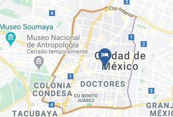 Hotel Miguel Angel Mapa - Mexico City - Cuauhtemoc