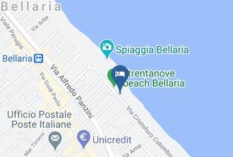 Hotel Milano Resort Carta Geografica - Emilia Romagna - Rimini