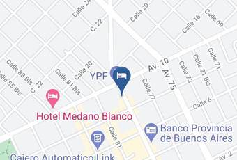 Hotel Milesi Mapa - Buenos Aires Province - Necochea