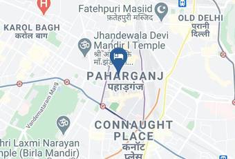 Hotel Om International Map - Delhi - Paharganj