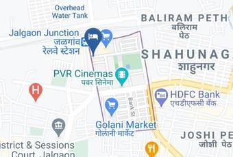 Hotel Pathika Map - Maharashtra - Jalgaon