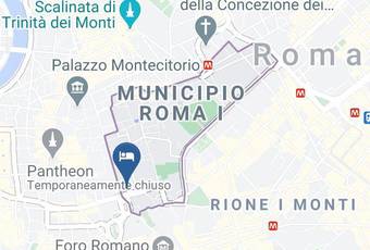 Hotel Piazza Venezia Carta Geografica - Latium - Rome
