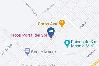 Hotel Portal Del Sol Mapa - Misiones - San Ignacio