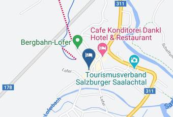Hotel Post Lofer Mapa - Salzburg - Zell Am See