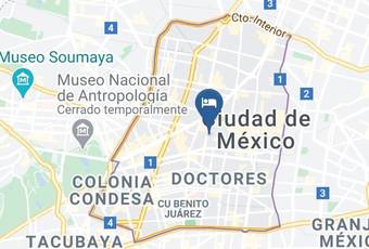 Hotel Principado Mapa - Mexico City - Cuauhtemoc