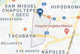 Hotel Progreso Mapa - Mexico City - Miguel Hidalgo