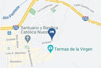 Hotel Puerta Del Sol Map - Tungurahua - Banos De Agua Santa