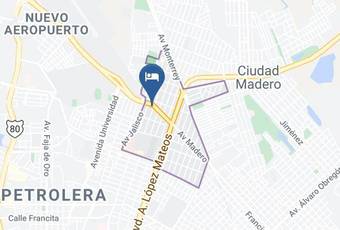 Hotel Puerta Del Sol Mapa - Tamaulipas - Ciudad Madero