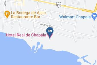 Hotel Real De Chapala Map - Jalisco - Chapala