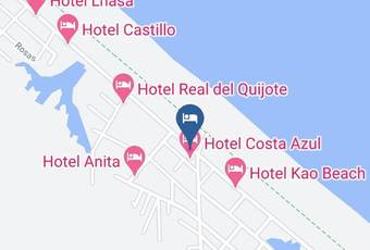 Hotel Villa Turquesa Mapa - Veracruz - Tecolutla