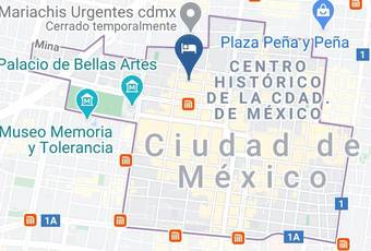 Hotel Republica Mapa - Mexico City - Cuauhtemoc