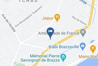 Hotel Residence Marina Map - Brazzaville