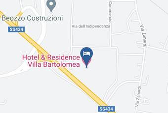 Hotel & Residence Villa Bartolomea Carta Geografica - Veneto - Verona