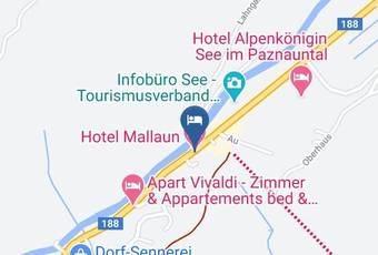 Hotel Mallaun Carta Geografica - Tyrol - Landeck