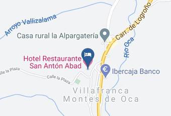 Hotel Restaurante San Anton Abad Mapa - Castilla And Leon - Burgos