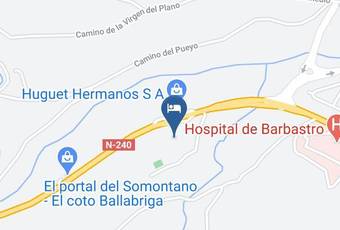 Hotel Rey Sancho Ramirez Mapa - Aragon - Huesca