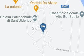 Hotel Ristorante Del Negro Carta Geografica - Friuli Venezia Giulia - Udine