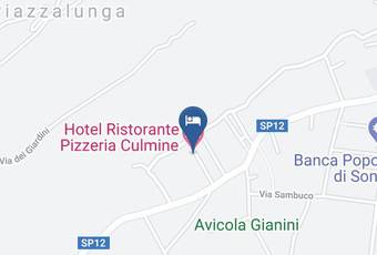 Hotel Ristorante Pizzeria Culmine Carta Geografica - Lombardy - Sondrio