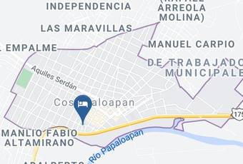 Hotel Roma Cosamaloapan Veracruz Mapa - Veracruz - Cosamaloapan De Carpio