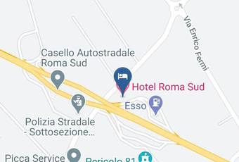Hotel Roma Sud Carta Geografica - Latium - Rome