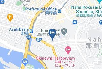 Hotel Route Inn Naha Asahibashi Station East Map - Okinawa Pref - Naha City