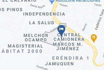 Hotel San Fer Mapa - Michoacan - Patzcuaro