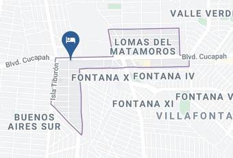 Hotel San Juan Inn Mapa - Baja California - Tijuana
