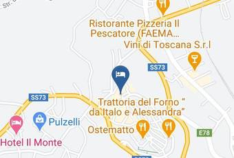 Hotel Sangallo Carta Geografica - Tuscany - Arezzo