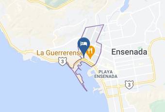 Hotel Santo Tomas Mapa - Baja California - Ensenada