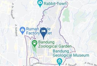 Scarlet Dago Hotel Bandung Map - West Java - Bandung
