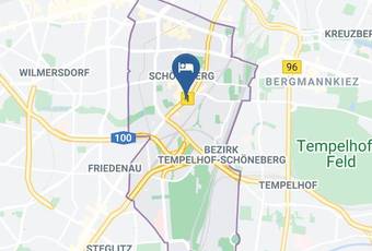 Hotel Schoneberg Karte - Berlin - Stadt Berlin