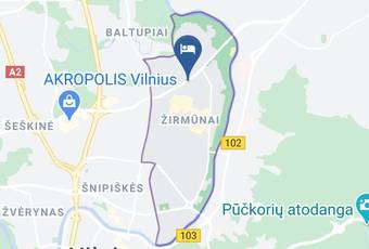 Hotel Silvana Map - Vilniaus - Vilnius