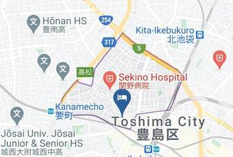 Hotel Siro Mapa - Tokyo Met - Toshima Ward