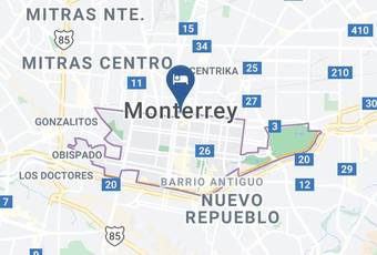 Hotel Soles Mapa - Nuevo Leon - Monterrey