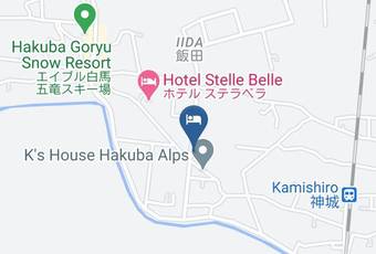 Hotel St Malte Map - Nagano Pref - Hakuba Vil Kitaazumi District