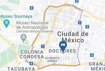 Hotel Titan Mapa - Mexico City - Cuauhtemoc