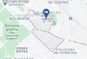 Hotel Triada Map - Sofia City - Sofia