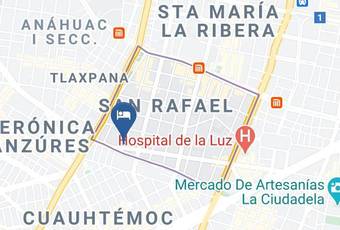 Hotel Uno 77 Mapa - Mexico City - Cuauhtemoc