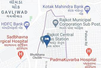 Hotel Vatsalya Map - Gujarat - Rajkot