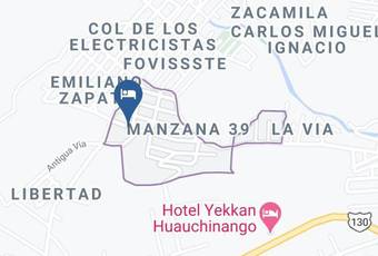 Hotel Villa Real Mapa - Puebla - Huauchinango