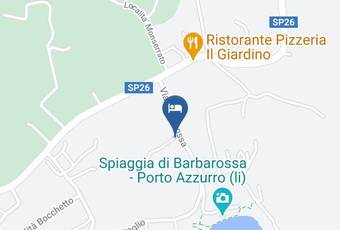 Hotel Villa Rosa Carta Geografica - Tuscany - Leghorn