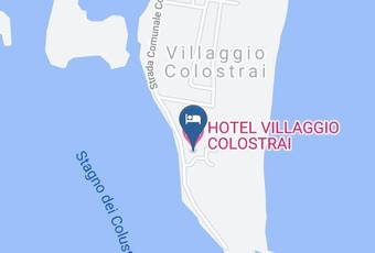 Hotel Villaggio Colostrai Carta Geografica - Sardinia - Province Of South Sardinia