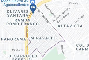Hotel & Villas Haru Mapa - Aguascalientes - Aguascalientes Miravalle
