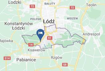 Hotel Willa Marina Map - Lodzkie - Lodz