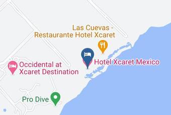 Hotel Xcaret Mexico Mapa - Quintana Roo - Solidaridad