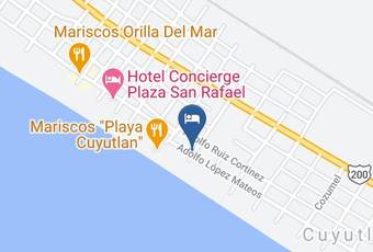 Hotel Y Restaurante Posada Del Sol Mapa - Colima - Armeria