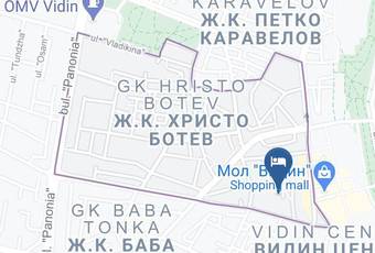Hotel Zora Map - Vidin