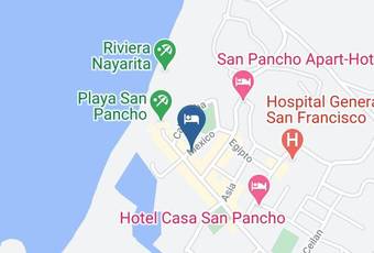 Hotelito Mar Azul Map - Nayarit - Bahia De Banderas