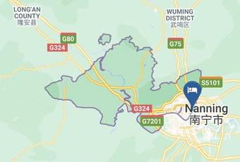 Huayuanli Youth Hostel Map - Guangxi - Nanning